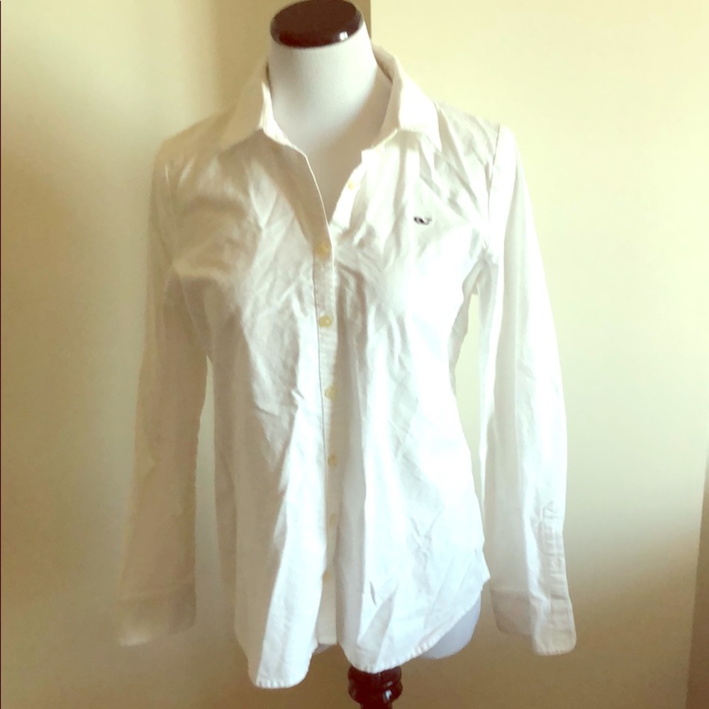 White Vineyard Vines Button Down
